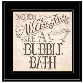 "When All Else Fails" by Deb Strain, Ready to Hang Framed Print, Black Frame