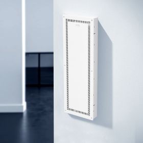 Structured Media Enclosure 42 In Recessed In-Wall TV Media Box With Cover (Option: White)